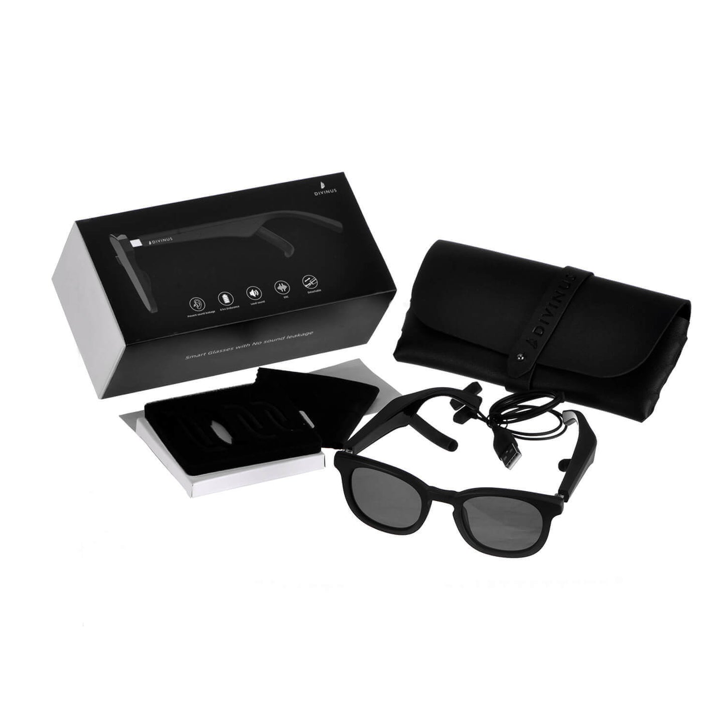 Divinus GT03-02 Smart Audio Sunglasses with Magic Wand