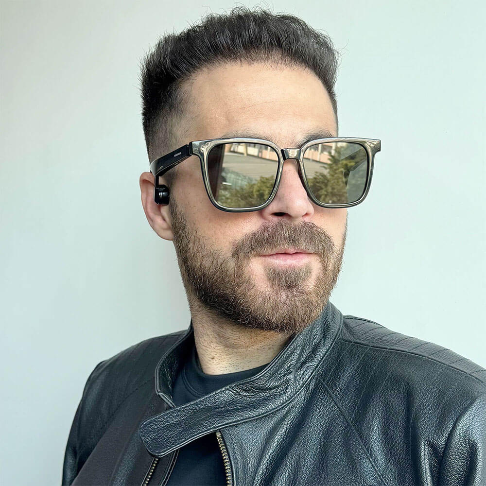 Divinus Apollo S Bone Conduction Smart Audio Sunglasses with no sound leakage