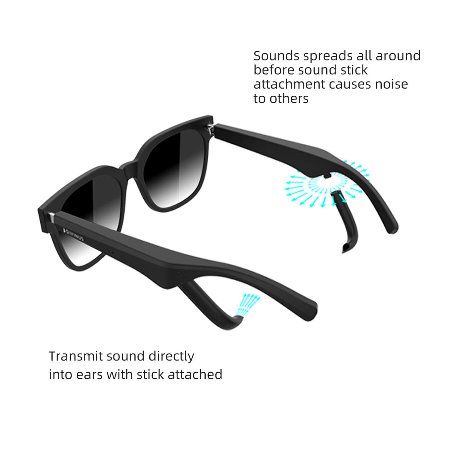 Divinus GT03-05 Smart Audio Sunglasses with Magic Wand