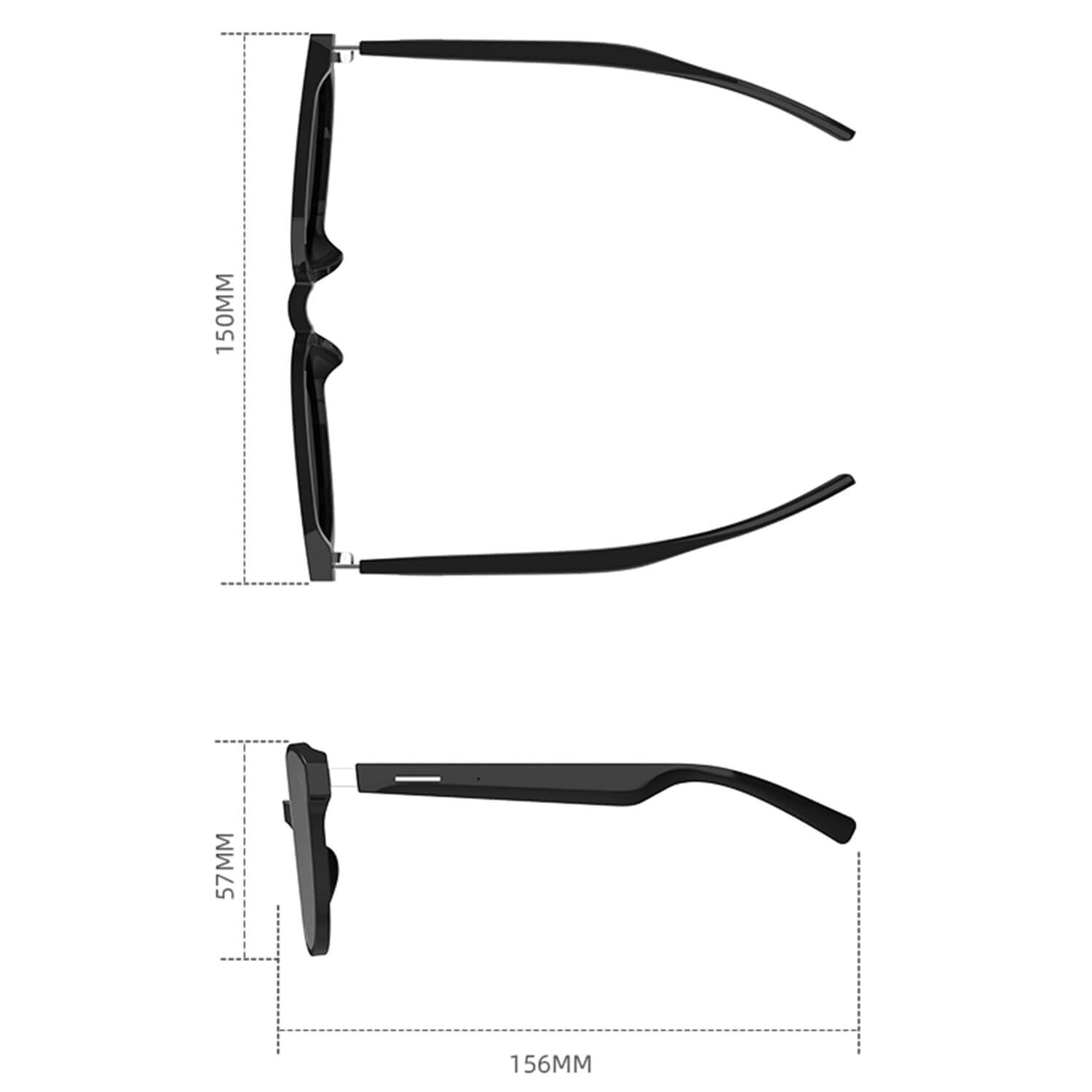 Divinus GT05-S Smart Audio Glasses with Customized Loudspeaker