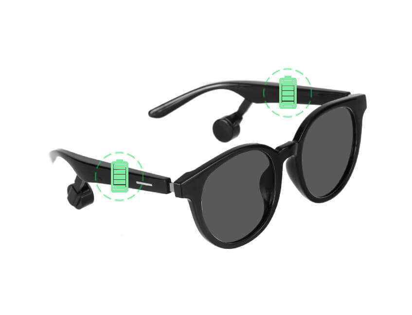 Divinus Apollo R Bone Conduction Smart Audio Sunglasses long battery life