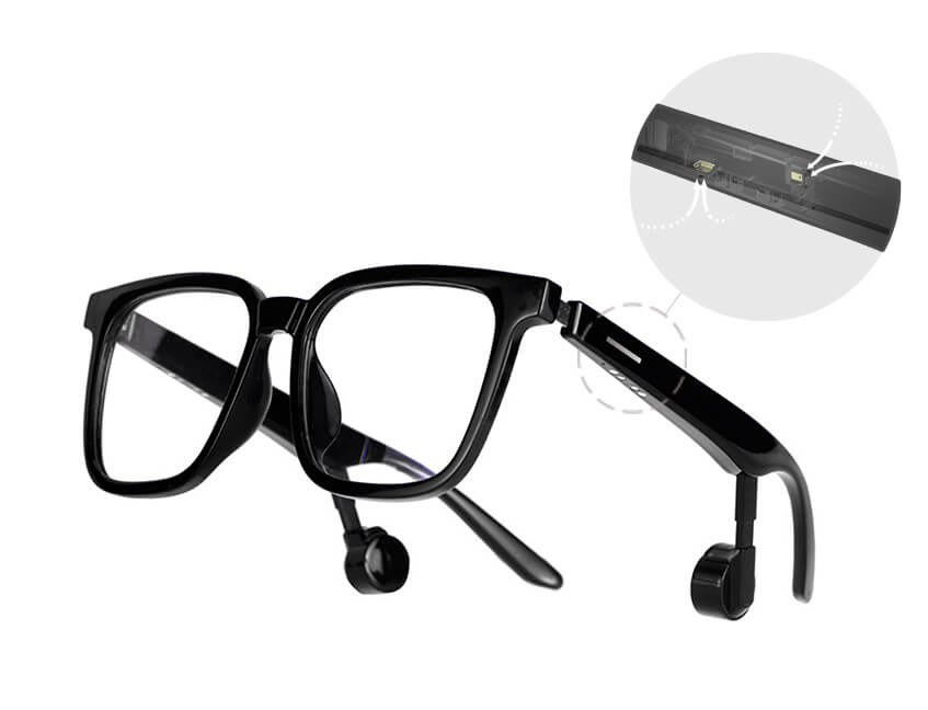 Divinus Apollo S Bone Conduction Smart Audio Glasses dual-mic