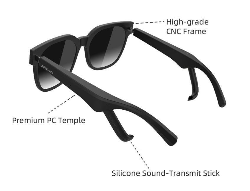 Divinus GT03-05 Detachable Smart Audio Sunglasses