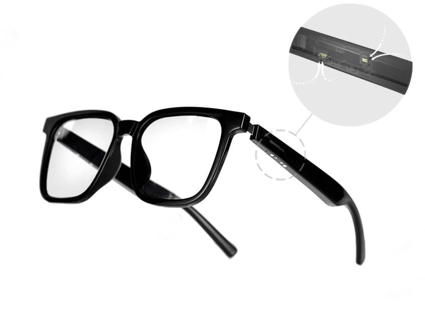 Divinus GT05-S Smart Audio Glasses with Customized Loudspeaker dual-mic