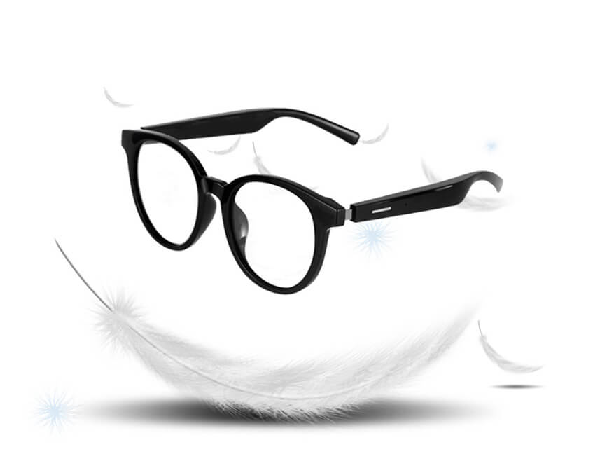 Divinus GT05-R Smart Audio Glasses with Customized Loudspeaker lighter